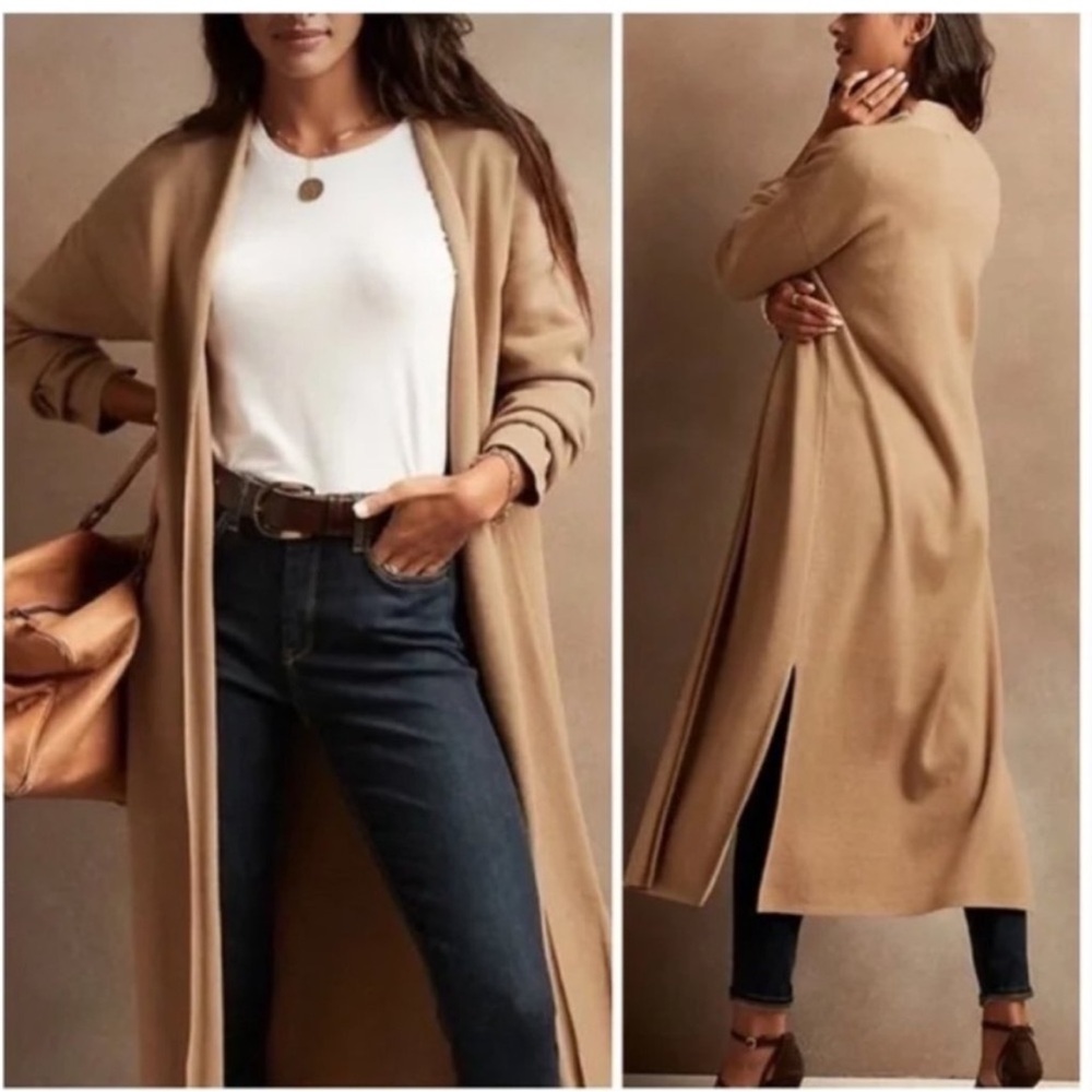 Banana Republic Cardigan Duster Lenzing Ecovero Serene Sweater